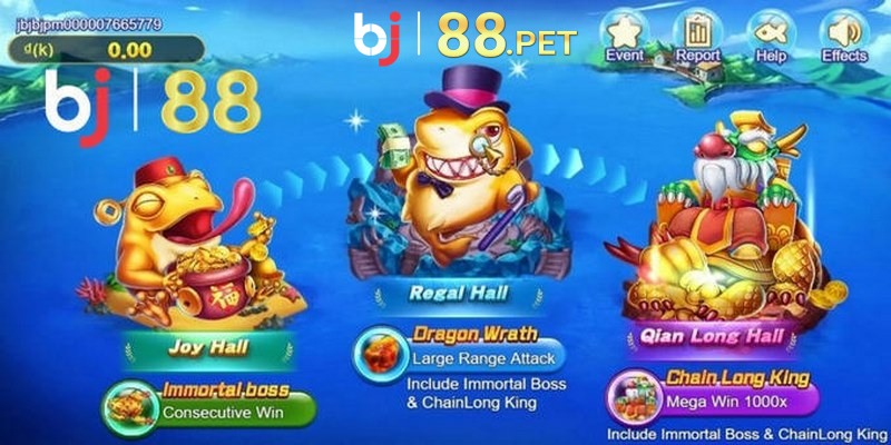 Game bắn cá mang hình ảnh chân thực của đại dương