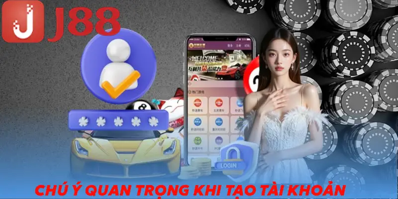 Chú ý quan trọng khi thực hiện tạo tài khoản cá cược tại JJ88