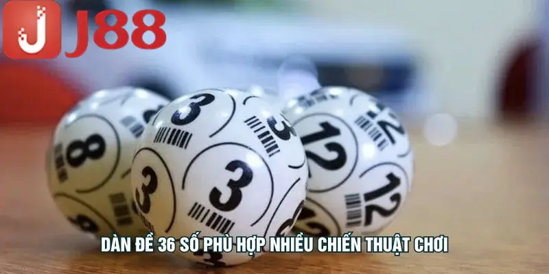 Dàn đề 36 số phù hợp nhiều chiến thuật chơi